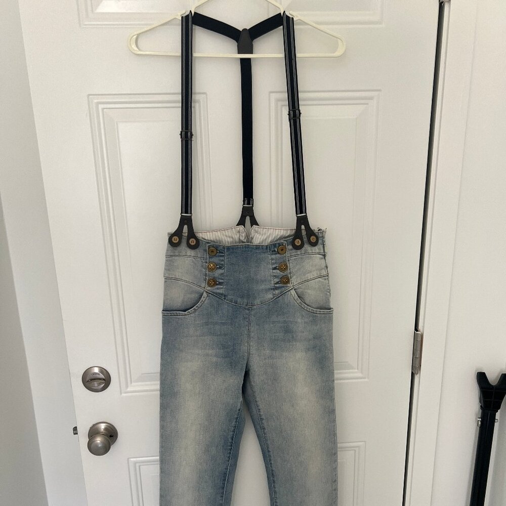 Zara Trf Denim Overall